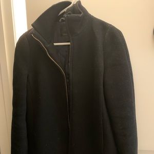 J Crew Cocoon coat in Italian Stadium cloth wool